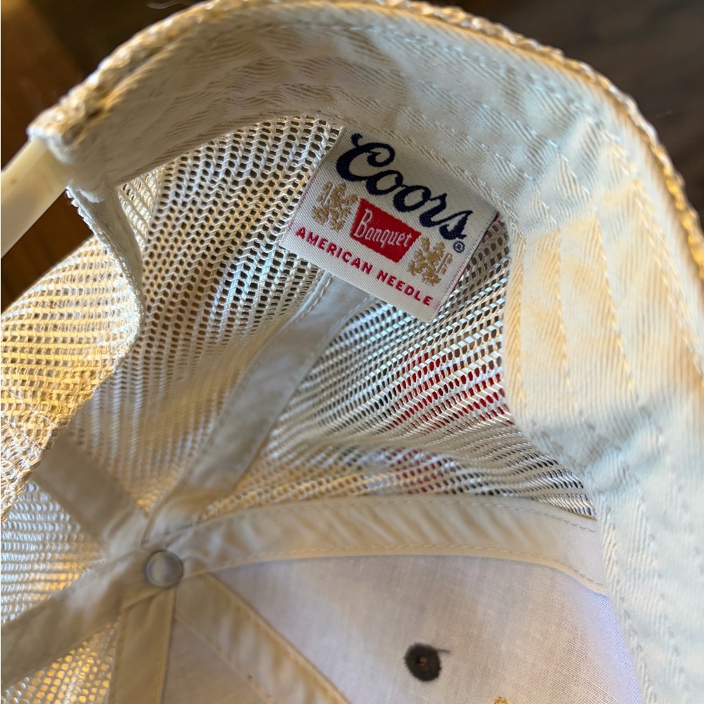 Coors Banquet Beer Patch Distressed Adjustable American NeedleHat - Picture 4 of 4
